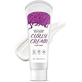 Curl Defining Cream,Moisture Natural Shine Curl Styling Cream,Anti-Frizz Bouncy Resilient Enhancer Styling Lotion,Non-Greasy Formula for All Curly Hair Types