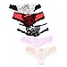 KUKOME Women's Lace Underwear Birefs Soft Hipster Panties Comfort Bikini Underwear for Ladies