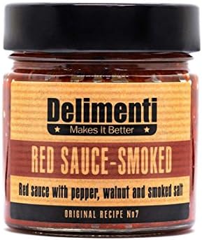 Smoked Red Pepper Paste by Delimenti | Premium Greek Red Pepper Spread | 230g