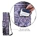 RoryTory Yoga Mat Bag w/Adjustable Strap, Water Bottle Carrier, Inner & Outer Pockets, Heavy Duty & Machine Washable – Fits Most Yoga Mat Sizes (Purple Elephants)thumb 2