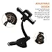 Amoner Car Phone Mount, 3-In-1 Car Mount Holder Phone Charger with Dual USB 3.1 A for iPhone, Samsung, HTC, GPS and More Smartphones