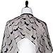 Hair Salon Cape for Stylists and Barbers, Retro Mustache Black and Tan (2-pack)