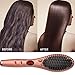 Straightening Brush 2.0, GLAMFIELDS Hair Straightener Iron Brush with Double Negative ions Anti-scald Faster Heating MCH Ceramic Technology 110-240V Travel Size Auto Shut Off Temperature Lock Functionthumb 4