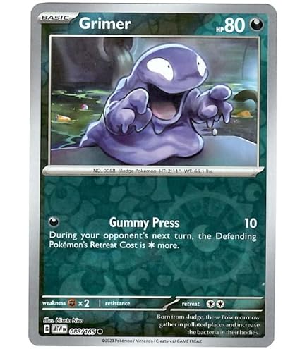 muk holographic pokemon card value Pokemon - Muk 089/165 - Pokemon 151 - Reverse Foil