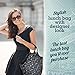 worthtrust FBA_FS0019c Freddie and Sebbie, Non Toxic Reusable Insulated Large Black Neoprene Bags for Women, Lunch Boxes for Adults, Kids, Girls &, 10