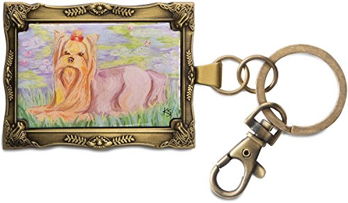 Pavilion Gift Company 12019 Paw Palettes Keychain, 2 by 2-3/4-Inch, Yorkshire Terrier Bonet