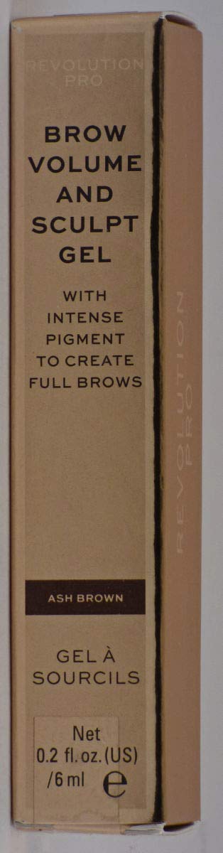 Makeup Revolution Pro Brow Volume Sculpt Gel, Ash Brown