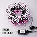 Quntis Cluster Christmas String Lights Pink &White, 400 LED 8 Twinkle Modes 13FT Globe Fairy Lights for Xmas Tree Bedroom Indoor Outdoor Valentine Wedding Holiday (Plug in, Connectable, Waterproof)