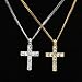 Clearance Deals Unisex Hip Hop Men Stainless Steel Cross Pendant Necklace Jewelry Boy&Men Gift by ZYooh (Gold)