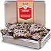 Real Milk Chocolate Almond Bark with Dark and White Drizzles in Gift Tin