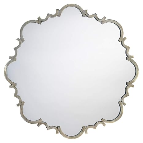 Amazon Com Kathy Kuo Home Nico Espejo De Pared De Metal Dorado