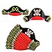 Pirate Party Supplies for Kids by Tigerdoe - Decorations, 12 Hats, 12 Eye Patches and Favors