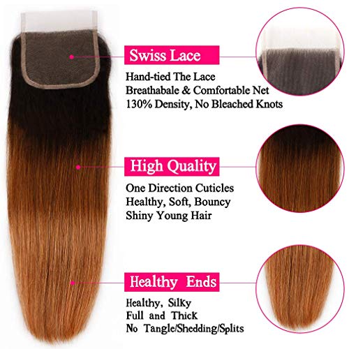 Haha-Straight-Ombre-Human-Hair-Bundles-with-Closure-1B30-Ombre-Brown-Colored-Bundles-with-Closure-24-26-28-22-Two-Tones-Ombre-Brazilian-Virgin-Hair-Weave-Medium-Auburn