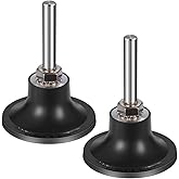 2-Pack Disc Pad Holder Shank for 3M Roloc - 2" L, for Polishing, Sanding, Surface Preparation, 1/4" Shank