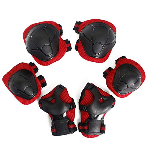 Kid Protective Gear Set Children Knee Pads Elbow Pads with Whist Guards Sport Safety Guard for Cycling Skateboard Scooter BMX Bike and Other Outdoor Sports Activities