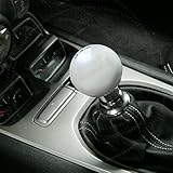 SN#100000000846-0843-217 For Land Rover Silver 5-SPD Shift Knob Boot Cover combo