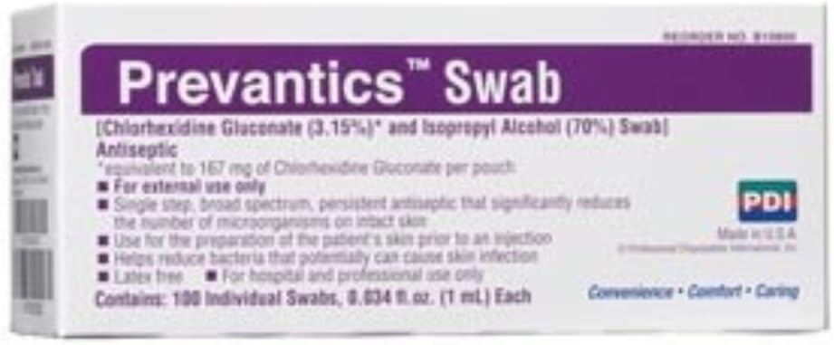 Swab (Prep Pad) 3.125" X 1.125" 100/Bx