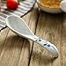 XYTMY Ceramics Soup Spoon Hand Painted Flower Porcelain Handle Chinese Asian Rice Spoon Appetizer Tableware Set of 5 Light Weight Gift for Housewife Friends Familyends and Family