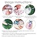 24 Sheets Nail Art Stickers Flower Designs Nail Decals Water Transfer Nail Art Supplies Sliders for Women Acrylic Nails Decorations Manicure Tips Wraps Accessories Floral Butterfly Patterns Set Decor