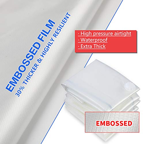 Hibag 8 Jumbo Space Saver Bags, Vacuum Storage Bags with Free Hand-Pump (8-Jumbo) - Thumbnail 4