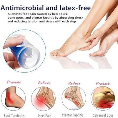 silicone heel cups for cracked heels