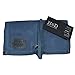 Hide & Drink, Waterproof Waxed Canvas Travel Watch Roll Organizer with 4 Slots, Easy Carry On Watchlover Storage, Handmade Travel Case, Blue Mar