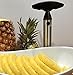 2pcs Silver Stainless Steel Pineapple Corer Peeler Stem Remover Blades for Diced Fruit Rings All in One Pineapple Tool Peeler Slicer