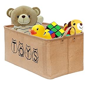 Gimars [Nueva versión Contenedor de Canasta para Juguetes Caja de
