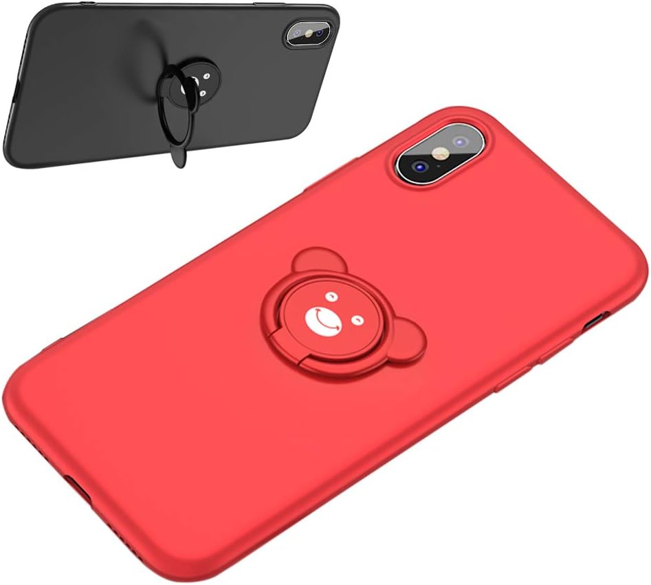 Amazon Co Jp Iphone Xr ケース リング Iphone Xr ケース リング付き かわいい ディズニー キャラクター Tpu ソフト 車載ホルダー対応 薄 耐衝撃 携帯カバー 熊 Iphone Xr 6 1インチ レッド 家電 カメラ