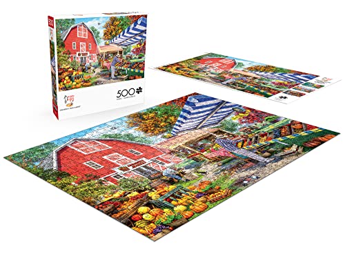 Buffalo Games - Dominic Davison - Grandpa's Farm Market - 500 Piece Jigsaw Puzzle for Adults - Challenging Puzzle Perfect for Game Nights - Finished Puzzle Size is 21.25 x 15.00