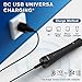 Gloridea Rotary Electric Toothbrush for Adults, Rechargeable Toothbrush Teeth Whitening and Strong Battery Endurance, Powered Spin Toothbrush with 2 Round Heads, 3 Modes USB Toothbrushes in Black