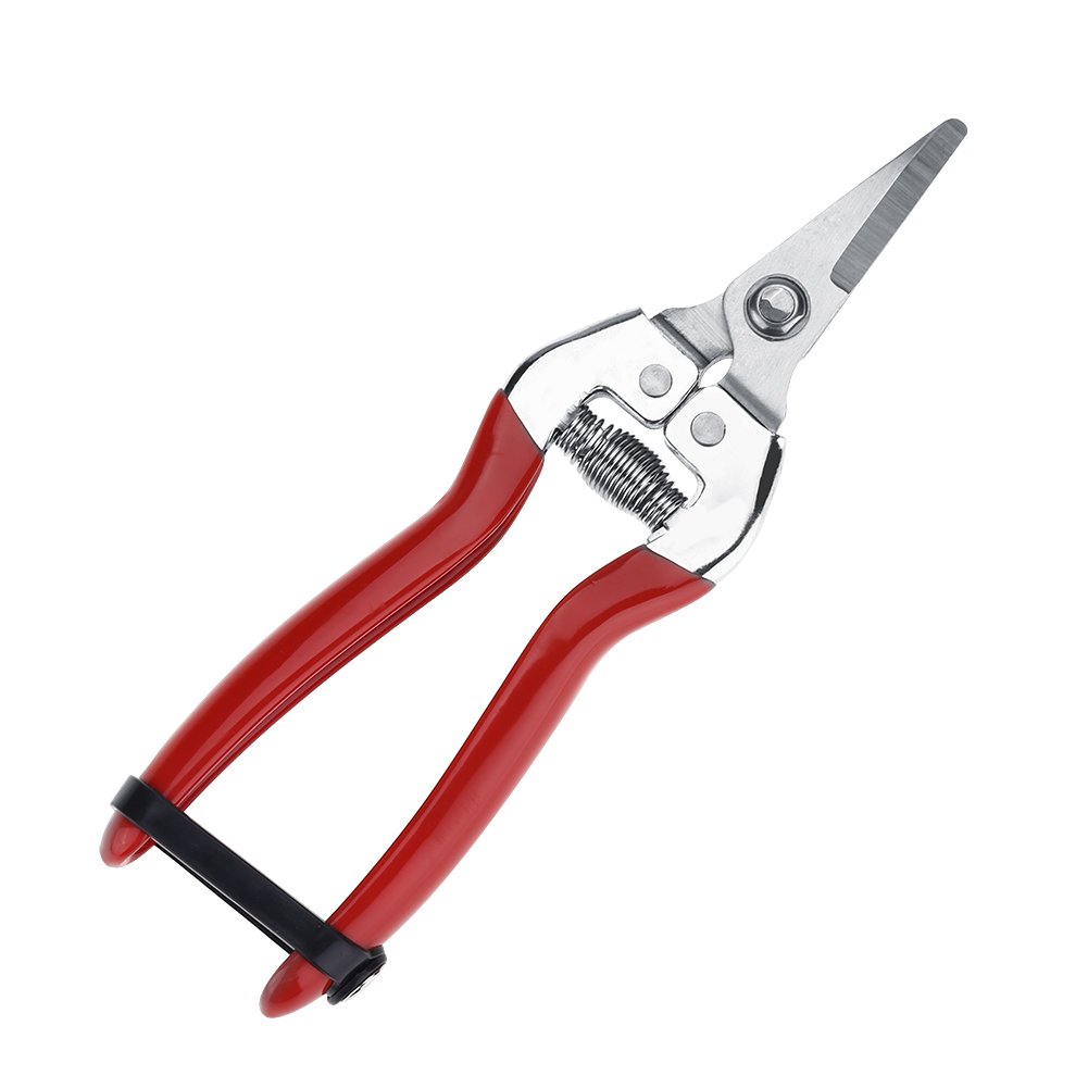 Garden Scissor, Fruit Tree Bonsai Gardening Pruning Shear Pruner Garden Snips Spring Tool(Bent)