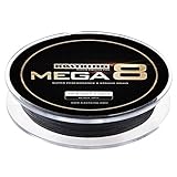 KastKing Mega 8 8-Strand Braid Fishing Line 300Yds/275M, 50 LB (22.7KG)(8 Strands) - Black Ops