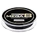 KastKing Mega 8 8-Strand Braid Fishing Line 300Yds/275M, 50 LB (22.7KG)(8 Strands) - Black Ops