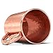 Krown Kitchen - Hammered Moscow Mule Copper Mugs Set of 4 Gift Set | 16 oz