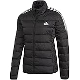 adidas Womens Essentials Down Jacket Athletic Outerwear Casual Pockets - Black
