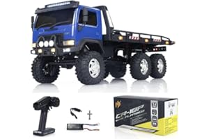 Helidirect Hobbyplus ARKTOS CR18P Blue Body & Black Rear Flatbed Rock Crawler RTR All Terrain - Remote Control Car, Rock Crawler 1/18 Scale 6WD 2 Speed Transmission Off Road for Adults, RC Hobbyists