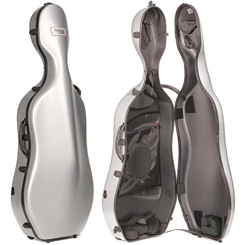 Bam France 1001SW Classic Grey 4/4 Cello Case with Wheels