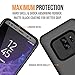 Galaxy S9 Plus Battery Case with Qi Wireless Charging Compatibility, Alpatronix BX440plus 6.2-inch 4600mAh Slim Rechargeable Protective Portable Backup Charger for Samsung S9+ [Android 8.0] - Black