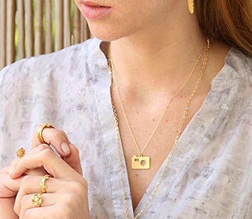 Handmade Camera Necklace - Beautiful Urban Camera Pendant Necklace