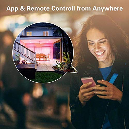 SUNTHIN Outdoor Dimmer for String Lights, WiFi Smart Dimmer Switches Works with Alexa and Google