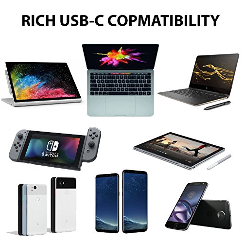 USB Type C To USB Type C Magnetic Charging Power Cable Charger Adapter, Replacement For MagSafe and BreakSafe Cables, Compatible with 2018 MacBook (Air/Pro), Chromebook Pixel, Nintendo Switch and More - Thumbnail 6