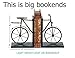 Bellaa 20850 Bicycle Bookends Pair Cycling Metal 8 inch