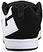 DC Men's Court Graffik Casual Low Top Skate Shoe Sneaker Skateboarding, Black, 15