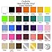 Craftables Hot Pink Heat Transfer Vinyl HTV - 5 Sheets Easy to Weed Tshirt Iron on Vinyl for Silhouette Cameo, Cricut, All Craft Cutters. Ships Flat