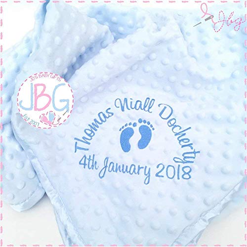 personalised baby boy blanket