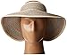 San Diego Hat Company Signature Women's Ultrabraid Large Brim Visor with Ribbon Binding & Sweatband, Sun Hats for Women