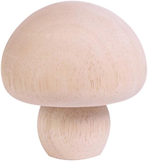 Wooden Music Box mushroom shape Music Box cute gift toys for children send girlfriend girl birthday gift can DIY graffiti 1 pack,Small farm 2
