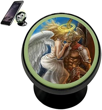 Good and Evil Magnetic Phone Car Mount Holder Noctilucent Mobile 360 Degree Rotating Universal Car Dashboard Bracket Cellphone Stand Pad Kit Gadget