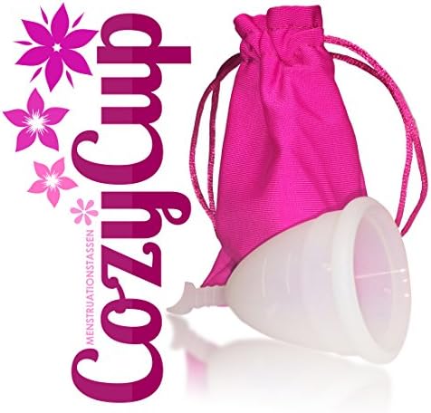 Menstrual Cup CozyCup - Made Of Medical Grade Silicone (Large, White)
